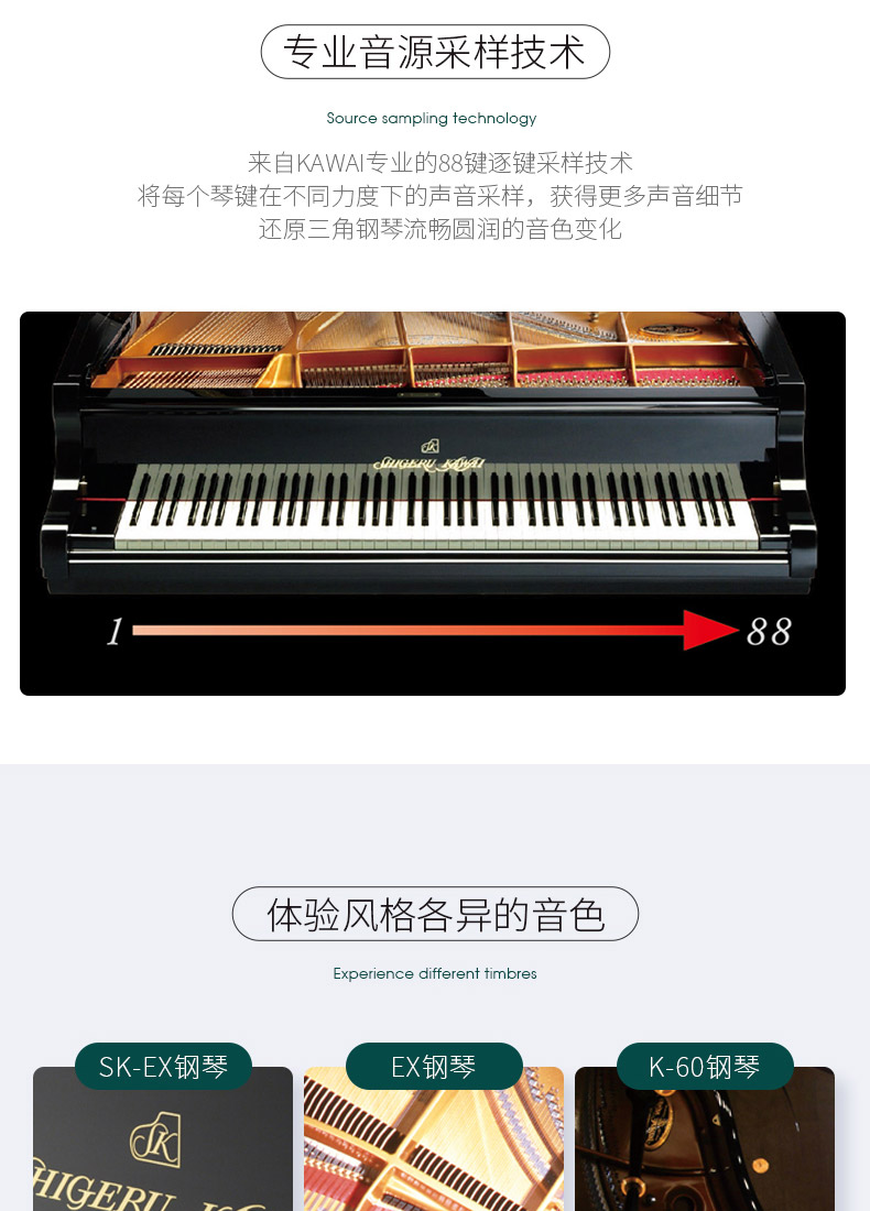 KAWAI卡瓦依 CN29电钢琴(图3)